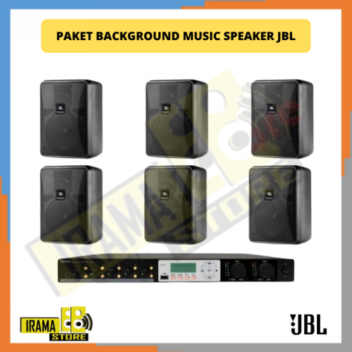 Paket Background Music Indoor Speaker JBL 25-1 - 6 Speaker